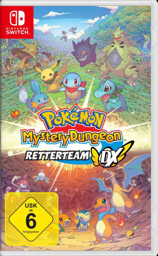 Pokemon Mystery Dungeon: Rescue Team DX box art for Nintendo Switch